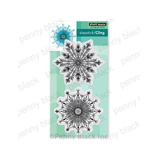 Penny Black Cling Rubber Stamps - Fab Flakes 40-767