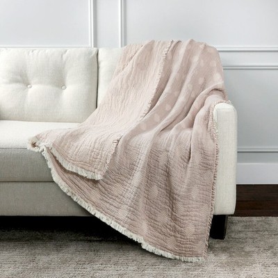 Life Comfort Wendedecke 100% Baumwolle Gaze Rosa - 127 x 162 cm