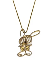 Skoloct Necklace Gld With Top Mens KTW48