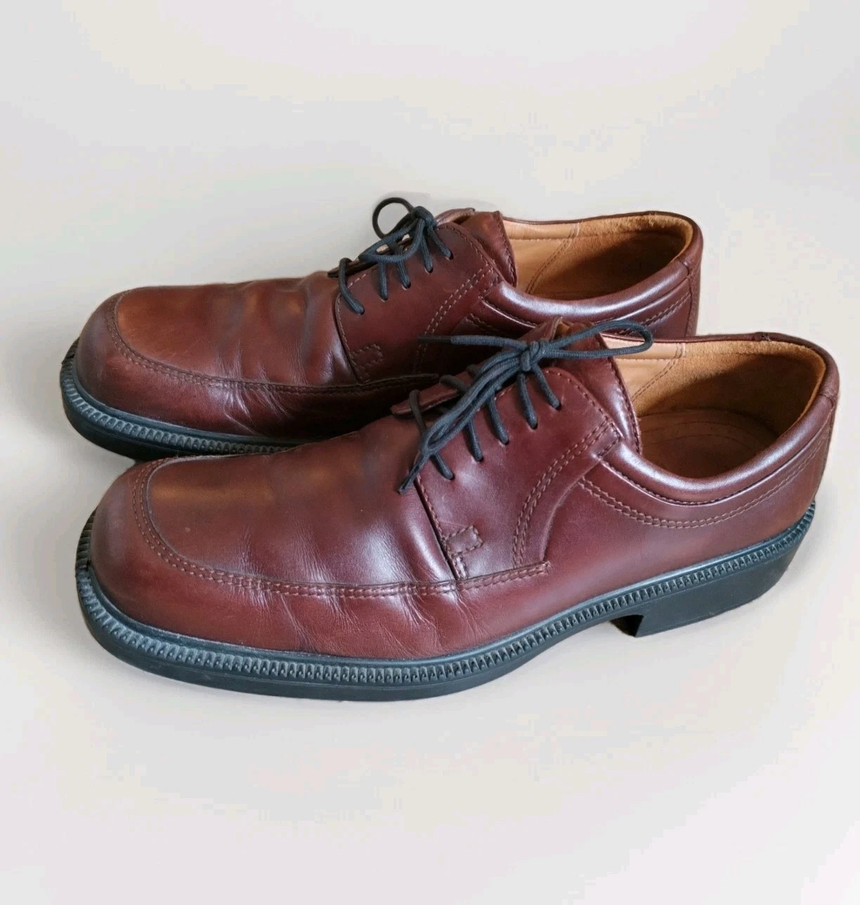 Oxford stringate uomo Ecco City marrone bordeaux taglia 13 EU 46