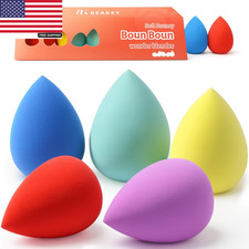 Makeup Sponge Set 5 Pack Micro Porous Low Absorption Soft Latex Free Foundation