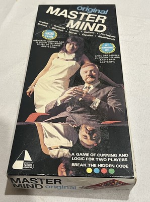 Vintage SUPER MASTER MIND Board Peg Game 1975 by Invicta England