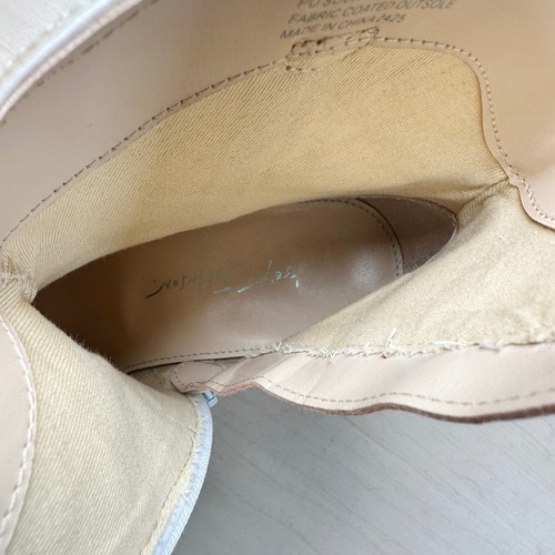 Stivali stivali western Betsey Johnson Diva bianco perla taglia 7 donna - Foto 9 di 10