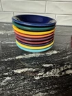 Lot Of 9 Homer Laughlin Fiesta Fruit Bowls - Multiple Retired Colors.