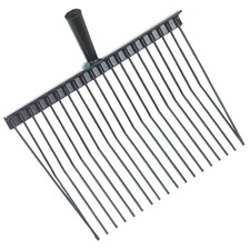 KERBL Schwarz Dunggabel Metall Mistgabel