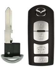1 For 2014-2019 Select Mazda Oem 4 Buttons Smart Prox Remote Key Fob Gjy9-67-5dy