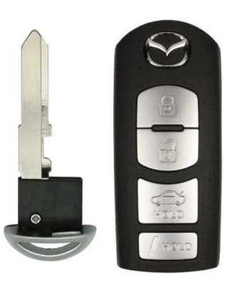 1 For 2014-2019 Select Mazda OEM 4 Buttons Smart Prox Remote Key Fob GJY9-67-5DY