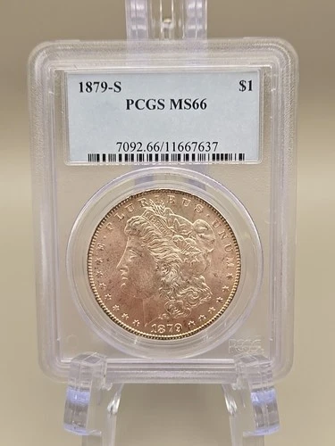 1879-S Morgan Silver Dollar $1 PCGS MS66