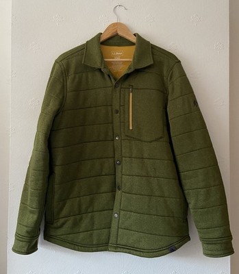 L.L.Bean Traverse Stretch Prima Loft Hemdjacke Gr. M Shacket gesteppt