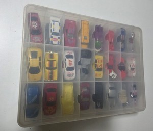 Vintage Matchbox Hot Wheels Car Lot Diecast 1/64 Case Nascar