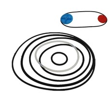 Silicone Rubber Band Pulley Belt Engine Drive Belts Dia 19-90mm For DIY RC Motor