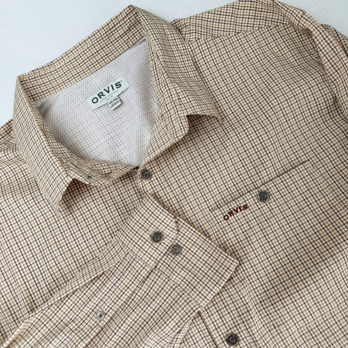 Chemise BEAR BACK Sportsman – Blanche, Manches Courtes, Taille M, Neuve Avec étiquettes