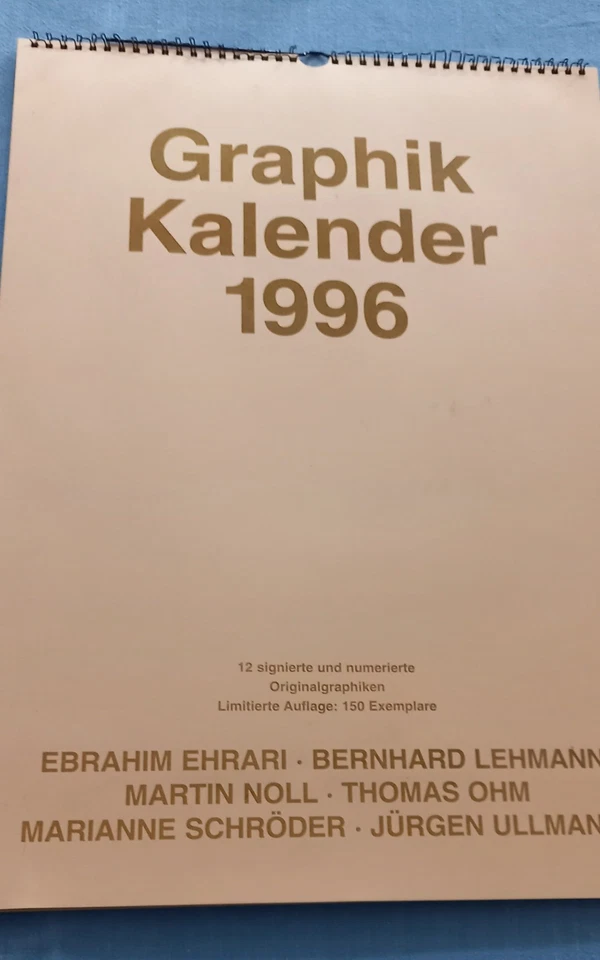 Graphik Kalender 1996
