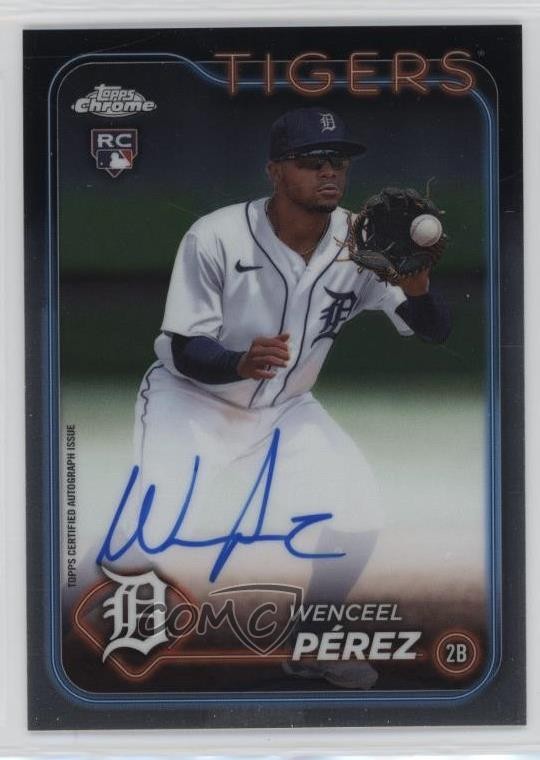 2024 Topps Chrome Update Wenceel Perez Pérez #RA-WP Rookie Auto RC 16wc