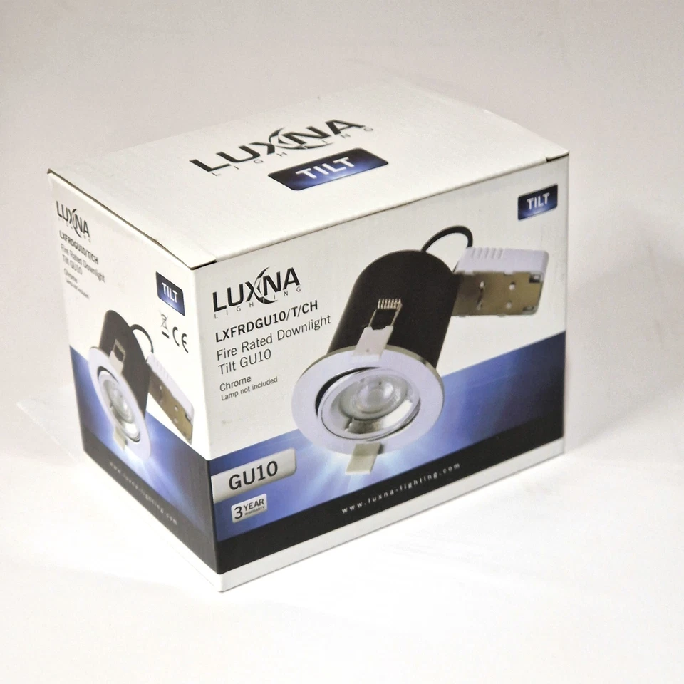 10 x Recessed Fire Rated Ceiling Downlights LED GU10 Spotlights Downlighters - Image 4 of 4