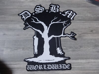 D.S.B.M Patch Backpatch Laser Cut DSBM METAL Anti Life Taake Marduk Lifelover