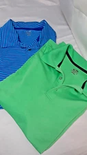 Lot of 2 Champion C9 Duo Dry Polo Shirts  Mens Size XL Short Sleeve Golf Disc