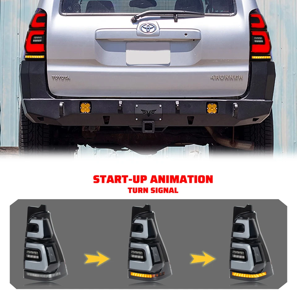 Luces traseras LED para Toyota 4Runner 4ta generación 03-09 animación secuencial luces traseras Foto 2 de 4
