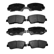 For 2011-2016 Hyundai Elantra Hyundai Veloster Front and Rear Ceramic Brake Pads