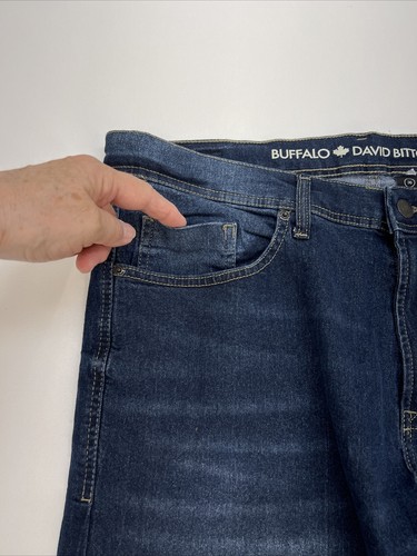 Buffalo David Bitton Cotton Blend Evan-X Denim Shorts Men’s 36 Blue NWT $69 - Picture 4 of 20