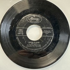 Clyde McPhatter Let's Forget About / Lover Please Record 45 RPM Vinyl