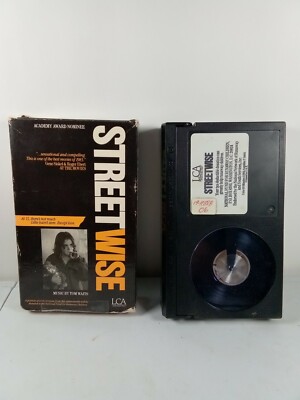 Streetwise BETAMAX NOT VHS Documentary Runaways Seattle Tom Waits BETA