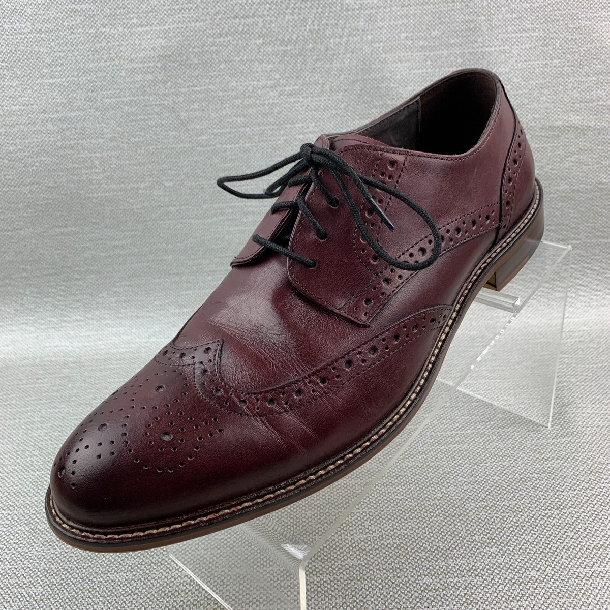 Joseph Abboud Burgundy Leather Oxfords - size 8 Joseph Abboud NWB Sz9.5 Burgundy/Cherry | Mercari main image 3