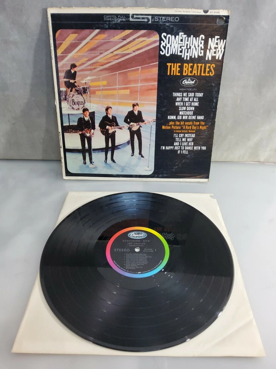 The Beatles Something New ST 2108 Capitol Rainbow Label USA