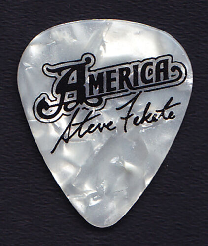 America Steve Fekete Signature White Pearl Guitar Pick - 2021 Tour