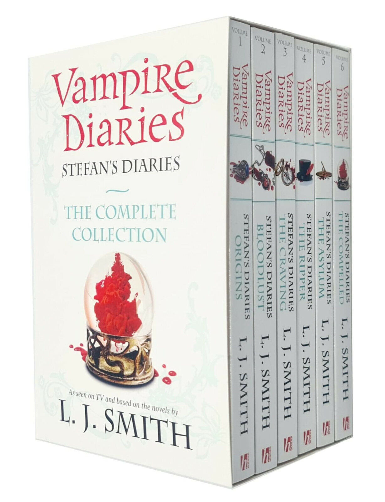 Kit 5 livros diarios de um vampiro Diários de Stefan no Shoptime