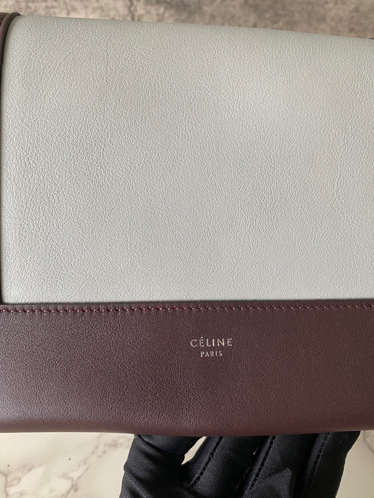 NEW AUTHENTIC CELINE Frame Handbag Shoulder Bag Strap Bag image 7