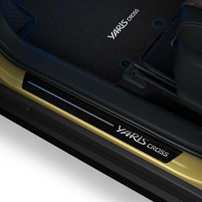 Accessori Toyota Yaris 4 Battitacco In Acciaio Per Toyota Yaris Cross 2021- 2025 - Anti-Graffio Con Adesivo 3M Accessori Toyota Yaris Cross - 14