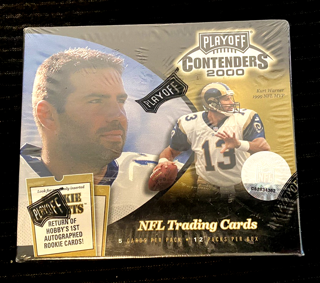 2000 Playoff Contenders Football Factory Sealed Hobby Box Tom