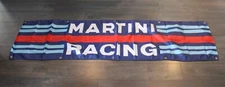 Martini Racing Team Banner Flag Big 2x8 feet Auto Car F1 Race Garage Man Cave