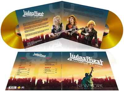Judas Priest - Palladium NY 1981 (2LP Yellow transparant vinyl)