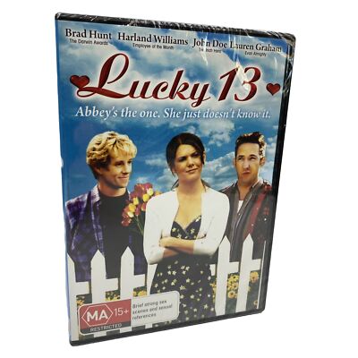 Lucky 13 DVD 2005 Romantic Comedy Brad Hunt Lauren Graham PAL Reg 4 New Sealed
