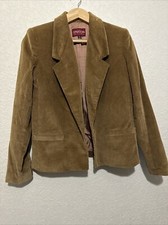Vtg sasson Paris New York Curdoroy Jacket Size 8/9 Made In Hongkong