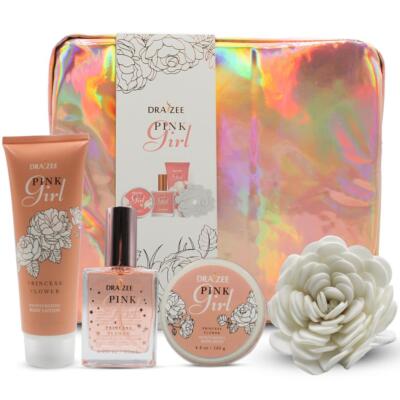 New Bath Gift Set for Girls and Women with Refreshing Princess Flower Fragrance