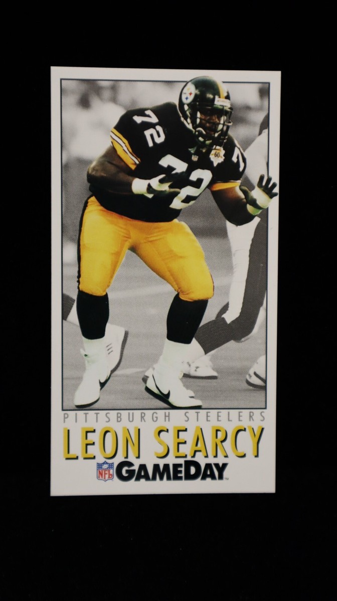 1992 Leon Searcy RC Pittsburgh Steelers GameDay Card #294 | eBay