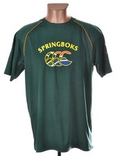 SOUTH AFRICA NATIONAL TEAM TRAINING RUGBY UNION SHIRT CANTERBURY SIZE L ADULT