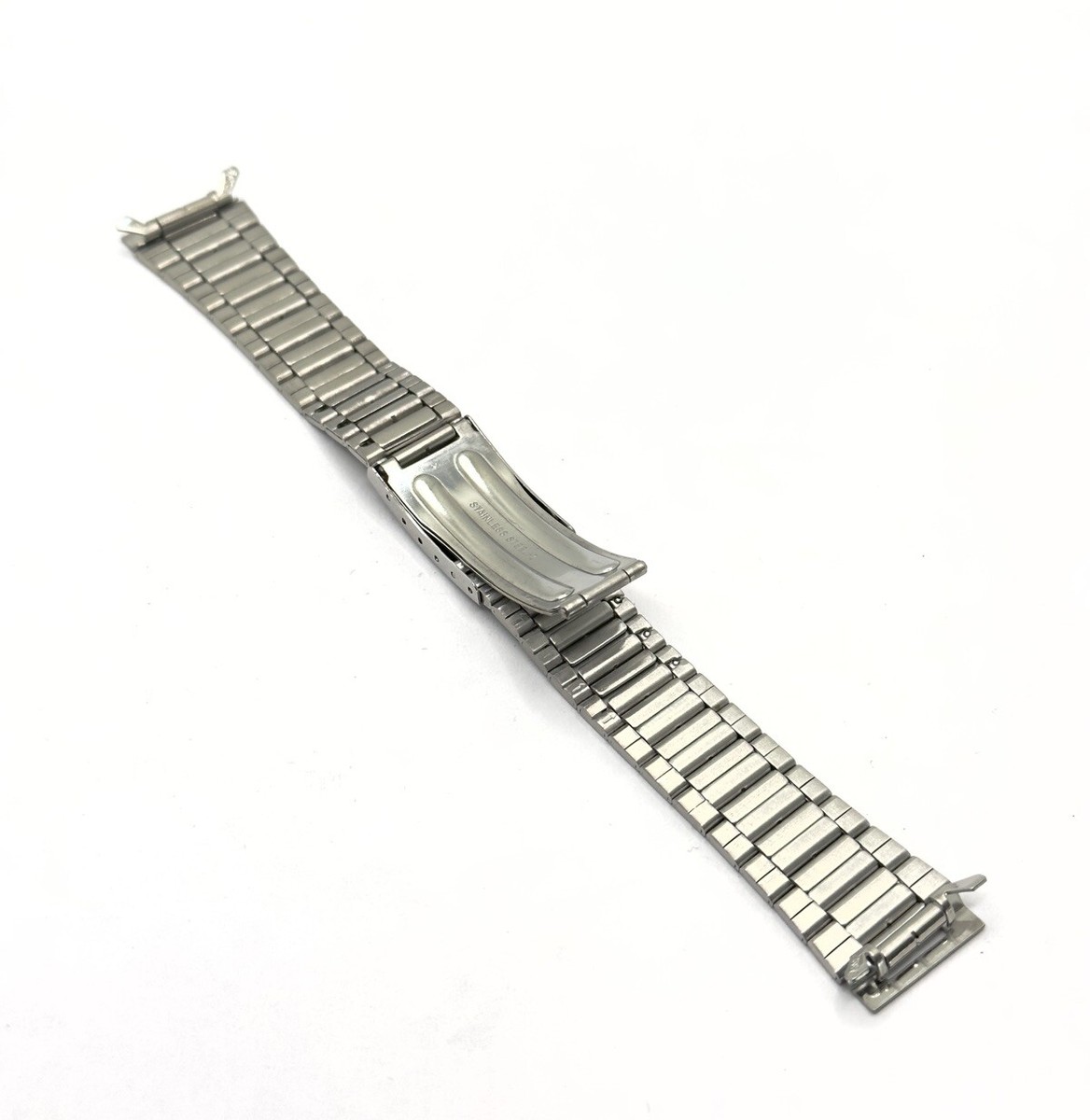 Seiko NOS Vintage Z1387S 20mm x 19mm Stainless Steel Watch 7009