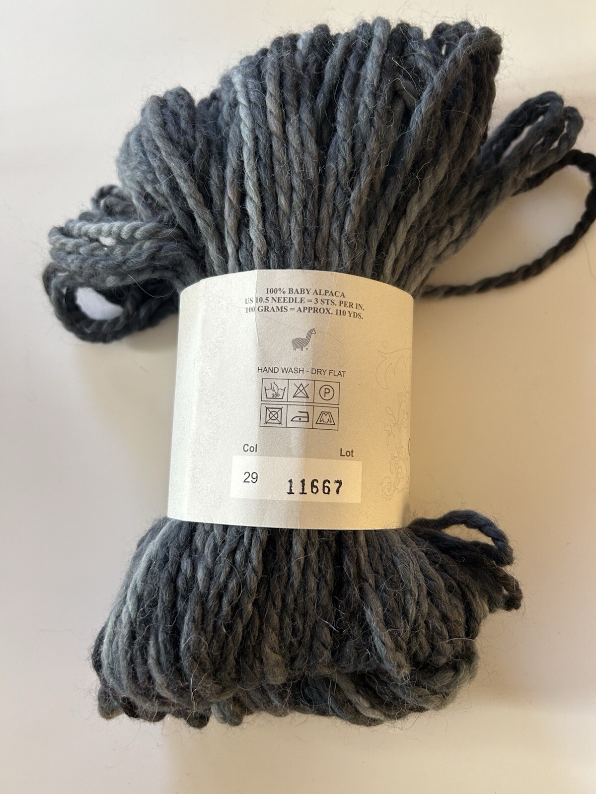 Plymouth Baby Alpaca Grand Hand Dyed Yarn 100 Baby Alpaca 110 yards