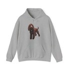 Irish Water Spaniel Unisex 50/50 Hooded Sweatshirt