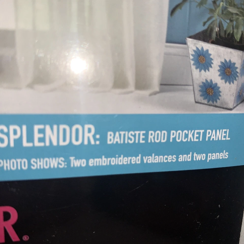 "Panel de bolsillo Stylemaster Splendor Batiste Rod blanco 84"" de longitud" Foto 4 de 4