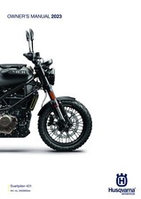 Husqvarna Owners Manual Book Guide 2023 Svartpilen 401 US