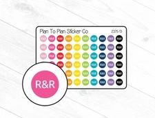 2375-13~~R&R Dots Planner Stickers.