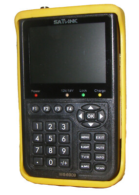 Original satlink WS-6909 DVB-S & dvb-t mit viel Zubehör