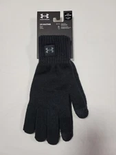 Under Armour Mens  SZ L/XL Winter Halftime Warm Tech Tip Touch Screen Gloves