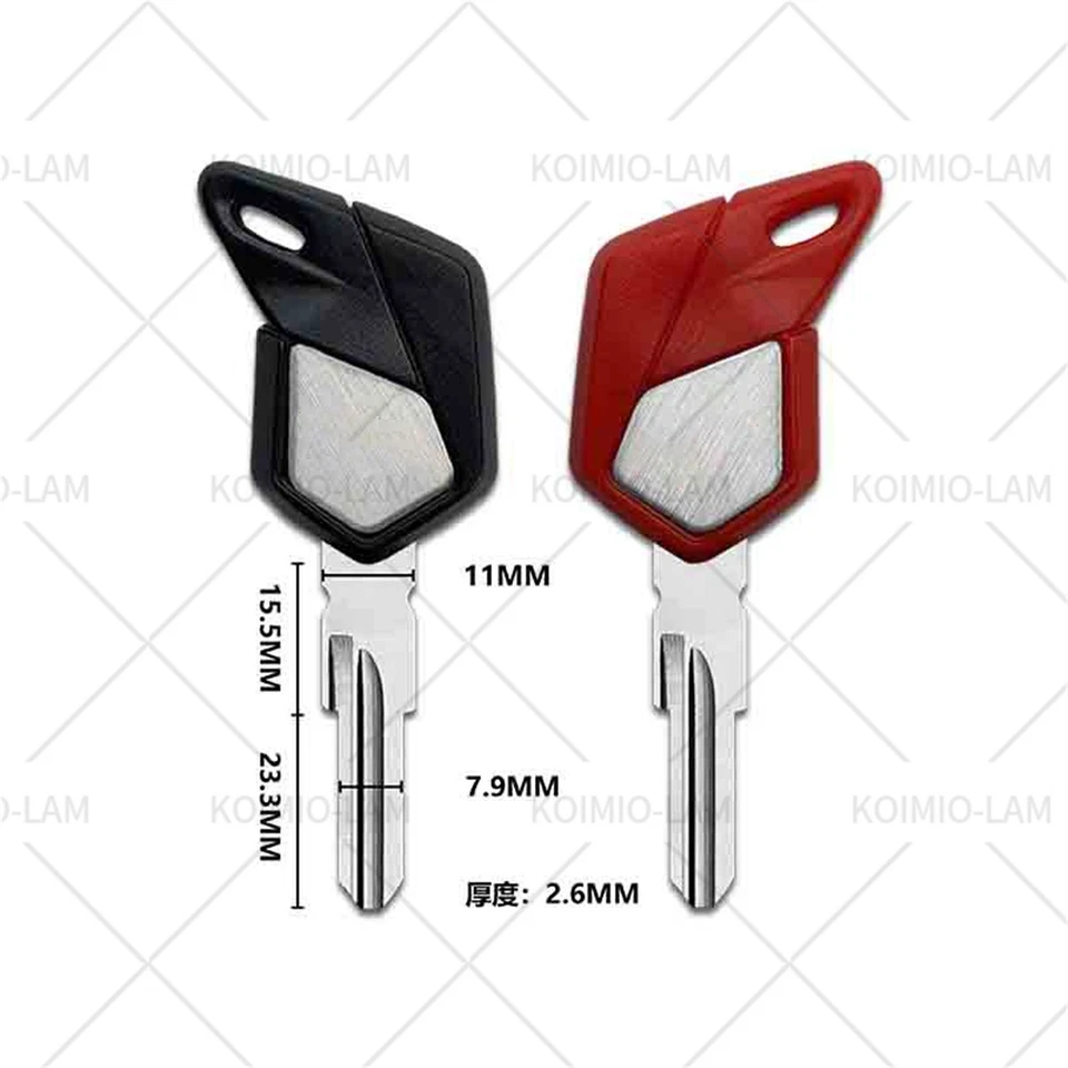 适合 MV Agusta Brutale 675 1090 920 990 800 750 F3 F4 1000 空白钥匙未切割 — 第 4/4 张图片