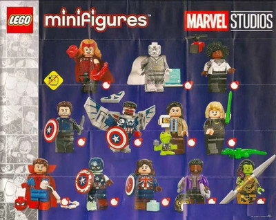 LEGO 71031 Marvel Studios Series 1   Complete Set of 12 Minifigures | NEW & SEAL